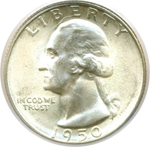 image for: 1950-S/D 25c PCGS/CAC MS66