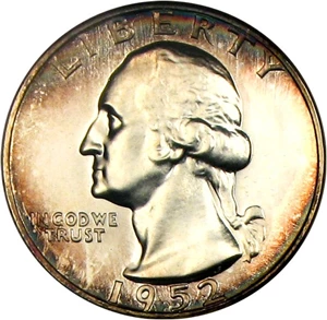 image for: 1952 25c NGC Proof 67 Cameo