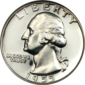 image for: 1955 25c NGC Proof 68 UCameo