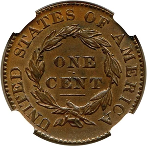 image for: 1829 1c NGC MS61 BN (Large Letters, N-2)