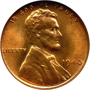 image for: 1940 1c NGC MS67 RD
