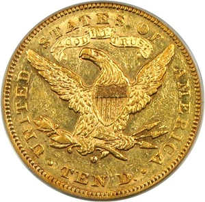 image for: 1880-O $10 PCGS VF35 OGH