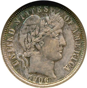 image for: 1906-O 10c NGC MS62