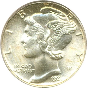 image for: 1931 10c PCGS MS65 FB
