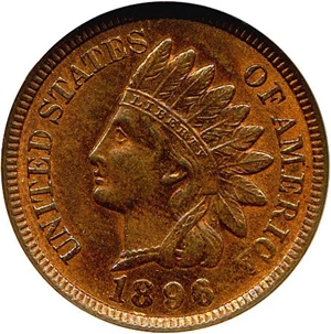 image for: 1896 1c NGC MS64 RB