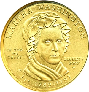 image for: 2007-W $10 NGC MS69 (Martha Washington)