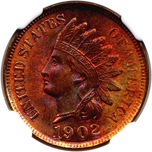 image for: 1902 1c NGC MS64 RB