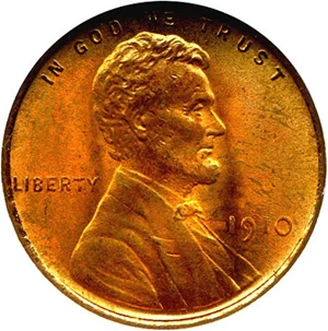 image for: 1910 1c ANACS MS64 RD