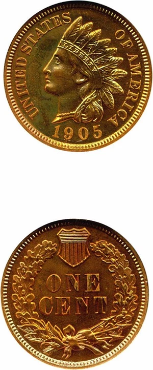 image for: 1905 1c NGC Proof 67 RD
