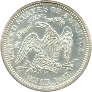 image for: 1871 25c PCGS Proof 63