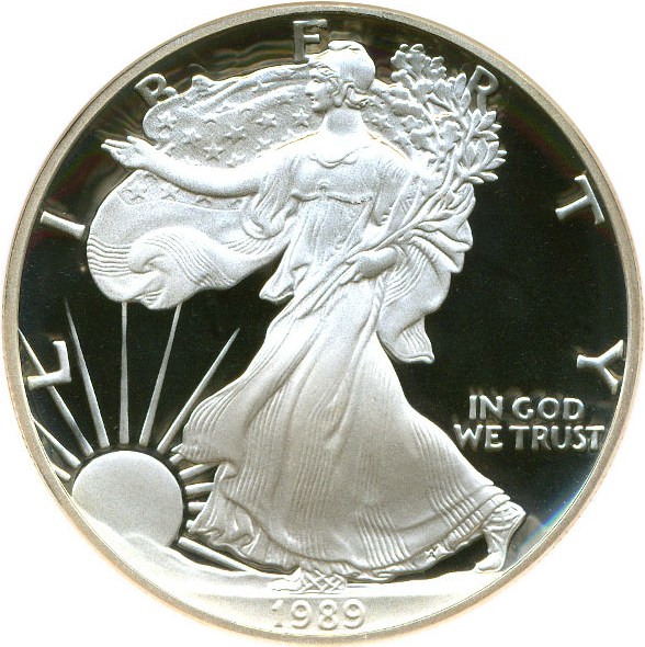 image for: 1989-S $1 NGC Proof 69 UCameo (Silver Eagle)