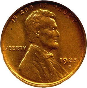 image for: 1925-D 1c NGC/CAC MS65 RD