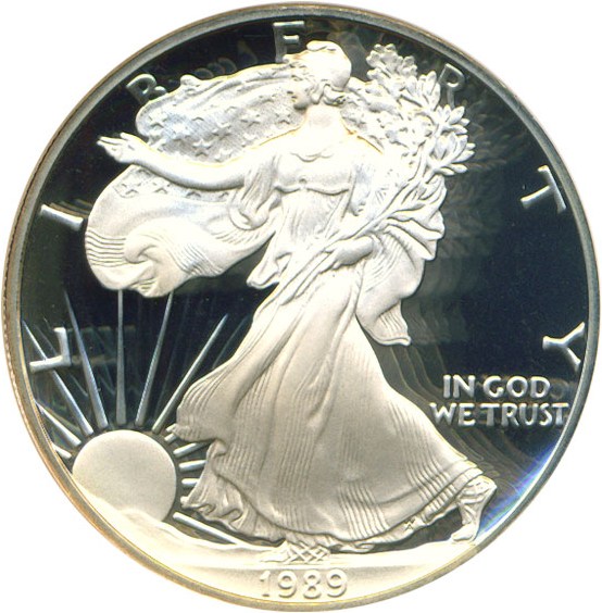 image for: 1989-S $1 NGC Proof 69 UCameo (Silver Eagle)