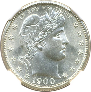 image for: 1900-S 25c NGC MS67