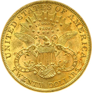 image for: 1902 $20 NGC AU58