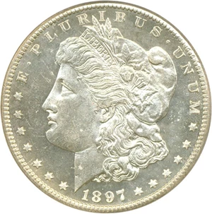 image for: 1897-S $1 PCGS MS63 PL