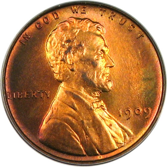 image for: 1909 1c PCGS Proof 66 RD (Lincoln) OGH *Color*