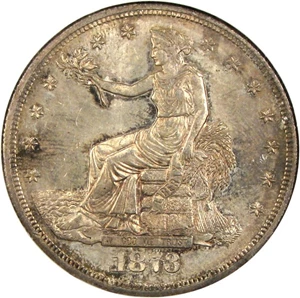 image for: 1873-S Trade$ NGC/CAC MS63