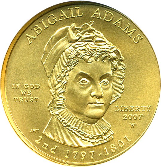 image for: 2007-W $10 NGC MS69  (Abigail Adams)