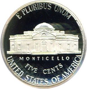 image for: 2008-S 5c PCGS Proof 69 DCameo