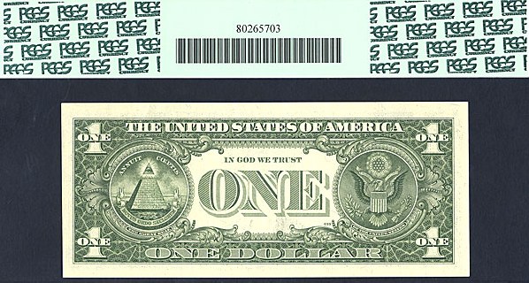 image for: Fr.1912A 1981A $1  PCGS Choice CU64 PPQ [A99953553A]