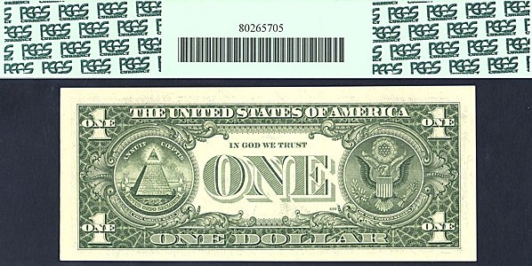 image for: Fr.1912A 1981A $1  PCGS Choice CU64 PPQ [A99878553A]