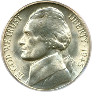 image for: 1945-S 5c PCGS MS67 OGH