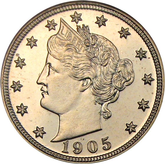 image for: 1905 5c NGC/CAC Proof 66