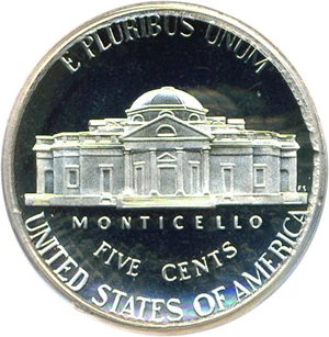 image for: 2008-S 5c PCGS Proof 69 DCameo