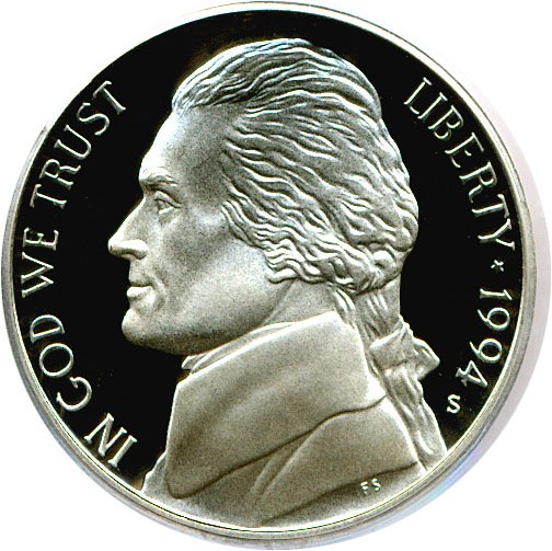 image for: 1994-S 5c PCGS Proof 69 DCameo