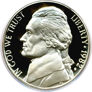 image for: 1982-S 5c PCGS Proof 69 DCameo