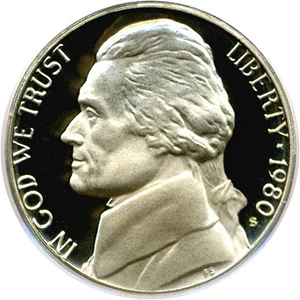 image for: 1980-S 5c PCGS Proof 69 DCameo
