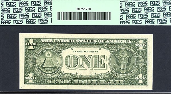 image for: Fr.1912D 1981A $1  PCGS Choice CU64 PPQ [D99976225B]