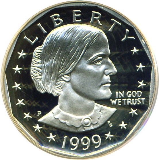 image for: 1999-P SBA$ PCGS Proof 69 DCameo