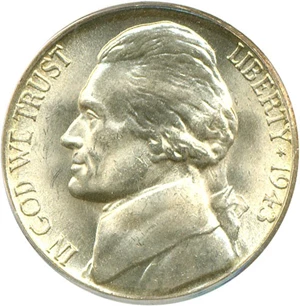 image for: 1943-S 5c PCGS MS66 FS