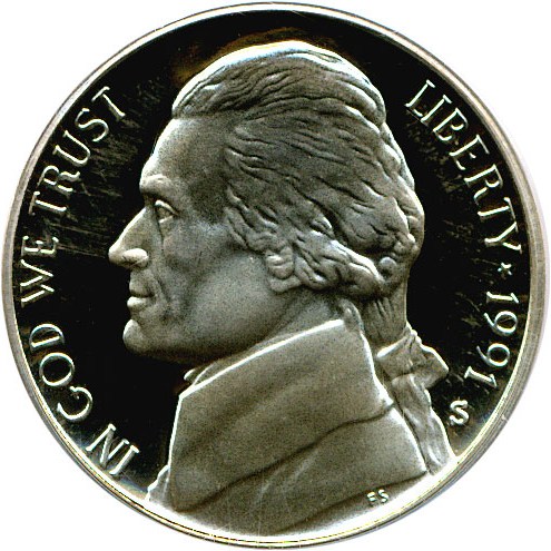 image for: 1991-S 5c PCGS Proof 67 OGH