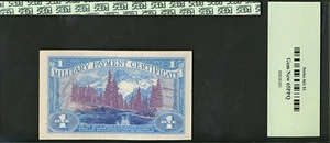 image for: $1 Military Payment Certificate PCGS Gem New 65 PPQ