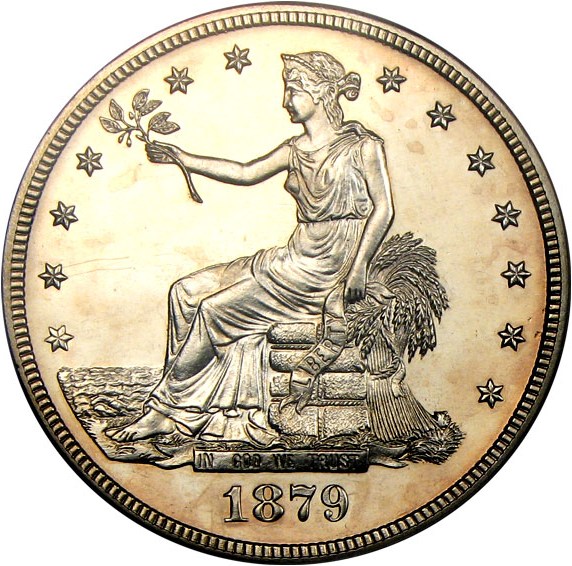 image for: 1879 Trade$ PCGS/CAC Proof 64