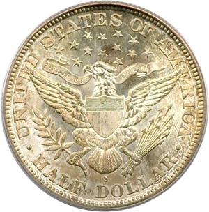 image for: 1892-S 50c PCGS/CAC MS66