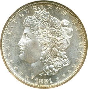 image for: 1881-S $1 NGC MS68