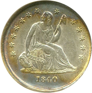 image for: 1840-O 25c ANACS MS61 (No Drapery )