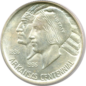 image for: 1939-D Arkansas 50c PCGS MS66