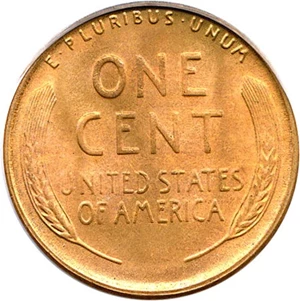 image for: 1954-S 1c PCGS MS67 RB