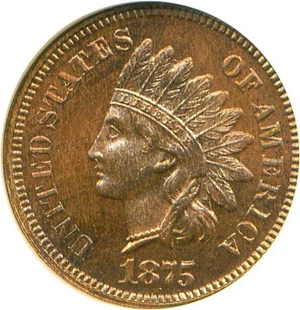image for: 1875 1c NGC Proof 65 RB