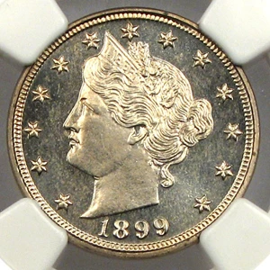 image for: 1899 5c NGC Proof 65