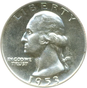 image for: 1953 25c PCGS Proof 66