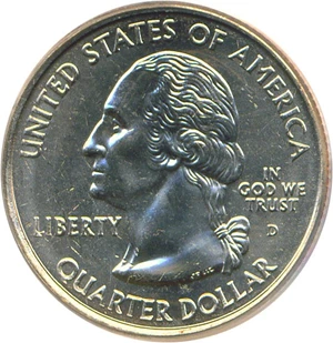 image for: 2004-D Wisconsin 25c PCGS MS64 (Extra Leaf High)