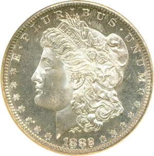 image for: 1882-S $1 NGC MS66 PL