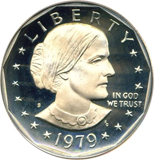 image for: 1979-S SBA $1 PCGS Proof 68 DCameo (Type 2)