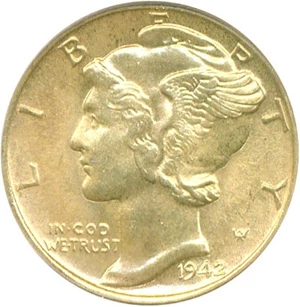 image for: 1942 10c PCGS MS65 FB OGH